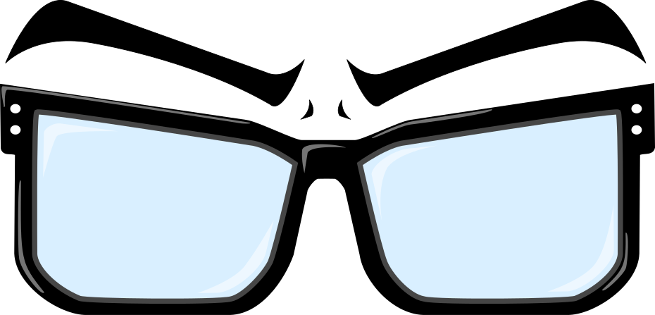 evil glasses logo
